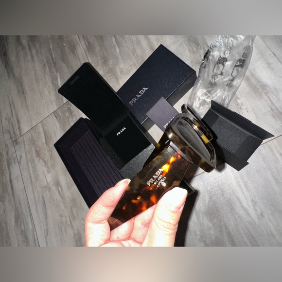 Prada Brown Tortoise Sunglasses - Picture 10 of 17